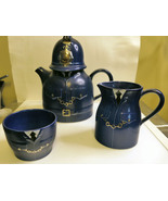 Fielding Co. Ltd / J&amp;G Meakin “Policeman” Ceramic Teapot Set – 3‑Piece N... - $139.00