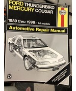 1989 Thru 1996 Ford Thunderbird Mercury Cougar Haynes Repair Manual - £7.75 GBP