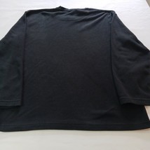 IZOD Sleepwear Pajama Shirt Men's XL Black Fleece Long Sleeve Comfort Lounge image 8