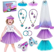 Princess Dress Up, Girl Dress Up &amp; Jewelry Boutique, Toddler Dress Up Toys - £15.50 GBP