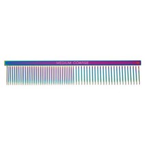 Rainbow Color Greyhound Combs for Dog Grooming Tools 3 Size Sets Available Too(R - £20.42 GBP