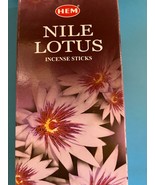 HEM Incense Sticks.  120ct box NILE LOTUS - $261.16 MXN