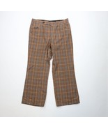 Vtg 70s Streetwear Mens 34x27 Wool Blend Flannel Bell Bottoms Pants Plai... - $150.61 CAD