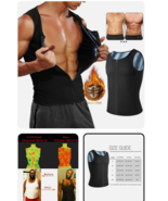 Active Monster Men L Sauna Sweat Vest; Waist Trainer Slimming Body Sculp... - $6.81