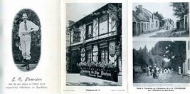 Hotellerie du Bas Breau R L Stevenson's House Brochure Barbizon House 19... - $23.82