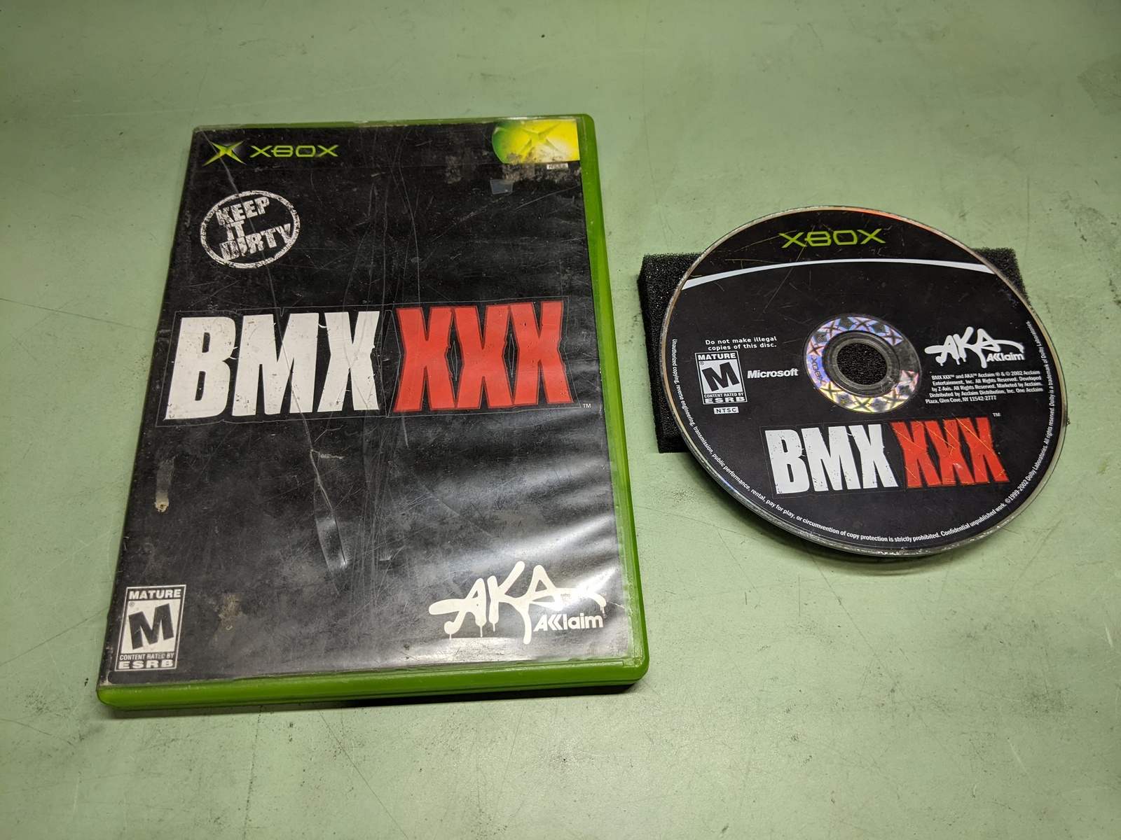 BMX XXX Microsoft XBox Disk and Case - $15.47