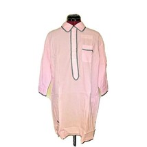 Ekouaer Nightgown Sleepwear Pink Black Women Sleepshirt Size Large - £16.44 GBP