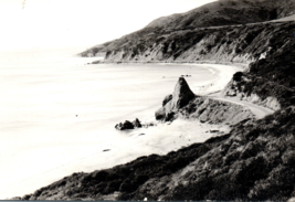 Santa Monica California Pacific Coast Highway Palisades Castle Rock Postcard - £11.53 GBP