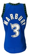 Stephon Marbury Firmado Timberwolves 1996/97 M&amp;N Hwc Swingman Camiseta Bas ITP - £266.40 GBP
