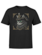 FANTUCCI Unisex Cool T-Shirts | Pirate Cat T-Shirt | 100% Cotton - £17.37 GBP+