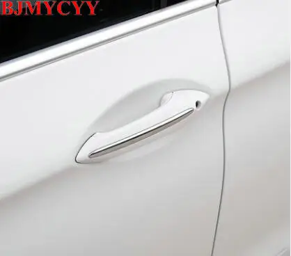 Cyy 4pcs set the car door handle of stainless steel decorative details for bmw 5 series thumb200