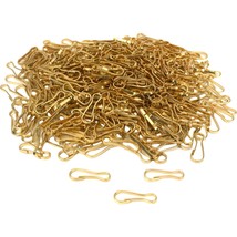 400 Lanyard Hooks Key Chain Hobby Craft Brass Parts - £17.77 GBP