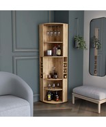 Oban Bar Cabinet: 5 Shelves, 8 Bottle Cubbies - $5,863.97 MXN