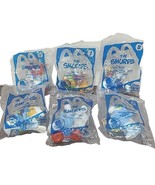 THE SMURFS McDonalds Happy Meal Toy (Lot of 6 Figures 2011) NEW in BAG L... - $17.09