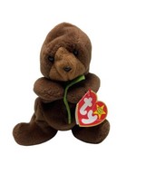 Ty Beanie Babies Beanbag Plush Seaweed The Otter Paper tag - $7.50