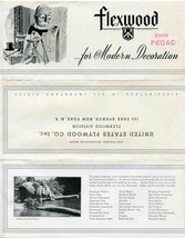 Flexwood for Modern Decoration Brochure United States Plywood Co 1930&#39;s - £13.93 GBP