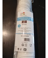 White Compostable Deluxe Fiber Hot Cup Lids For Cups 62mm  2000ct pack - €86,13 EUR