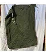 US Army Barracks Bag OD Green Cotton OG-107 Laundry Bag Military Dated 1980 - $19.79