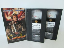 Camelot Richard Harris Vanessa Redgrave 2 Video Vhs Tapes 1995 Warner L42G - £4.01 GBP