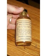OLD GLASS BOTTLE MOSQUITO INSECT REPELLENT POTEAU OKLAHOMA CHAMBERS LABO... - £252.50 GBP
