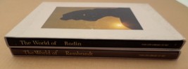 Time Life Library Art 2 Books: The World Of Rodin &amp; of Rembrandt w/ Slip... - $11.83