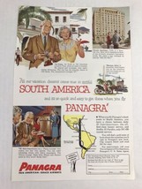 Panagra Pan American-Grace Airways Vtg 1954 Print Ad Art Airlines - £7.73 GBP