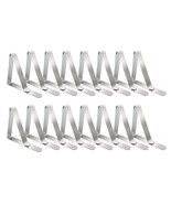 Tablecloth Clips 16 Pack Large Picnic Table Cover Clips Stainless Steel ... - $15.99