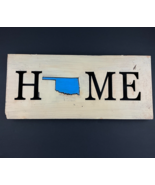 Oklahoma HOME State Outline Metal Wall Decor Sign Decoration 18&quot; x 8&quot; x ... - $27.08 CAD