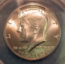 1976-D 50¢ Kennedy Half Dollar MS64 ANACS Certified Very Choice Uncirculated JFK - £18.21 GBP