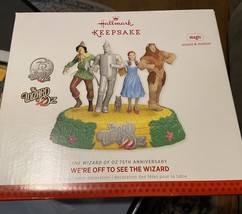 Hallmark Wizard of Oz 75th Anniversary We&#39;re Off to See the Wizard Tabletop 2013 - £60.51 GBP