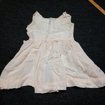 Vintage Girls Dress Light Pink Distressed 50s 60s Sleeveless - £14.73 GBP