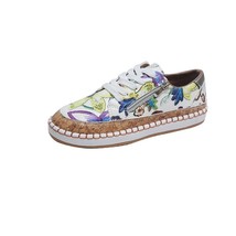 Opean and american style fashion trendy new flower side zipper casual single shoes flat thumb200