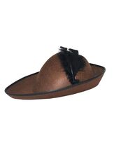 Brown Medieval , William Tell / Robin Hood / Woodsman Hat - $10.71