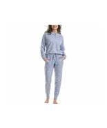 Splendid Womens Pajamas Blue Stars 2-Piece Top Jogger Lounge Pocket Soft... - $800.80 MXN