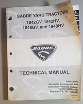 John Deere Sabre Yard Tractors TM1740 Technical Manual May 1999 - £22.01 GBP