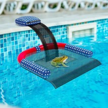 Animal Saving Escape Ramp with Pool Surface Skimmer Catcher, Floating Ramp Rescu - $45.52