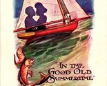 Vtg Postcard UDB - In the Good Old Summertime Comic Embossed - Unused - $10.20