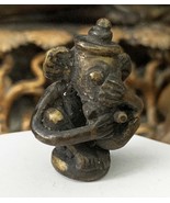 Grandmothers Antique Burma Weizza Mercury Bronze Ganesh Opium Den Weight... - $234.40 CAD