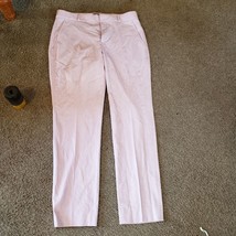 EUC Woman&#39;s Banana Republic Pants Wide RYAN Lavender Lilac Leg Sz- Medium med 8 - £17.86 GBP