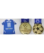 chelsea jersey 2011 2012 shirt drogba champions league final + MEDAL WINNER - $125.00