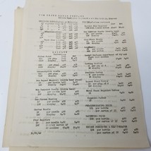 Tom Brown Radio Company Price List 1948 Record Player Needles Cutter St.... - $15.15