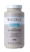 Waverly Inspirations 61183E Chalk Paint, Matte, Sandstone, 16 Fl. Oz. - £20.28 GBP