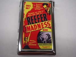 Reefer Madness Weed Cig Case With Built in Butane Lighter - £31.12 GBP