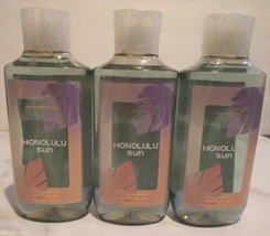 3x Honolulu Sun Shower Gel W/ Aloe + Vitamin E 10 Oz. Each Bath &amp; Body Works - £19.91 GBP
