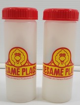 KK) Vintage Set 2 Sesame Place 1990 Plastic Drink Bottles Big Bird 10th ... - $9.89