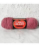 Vintage Red Heart Premier Acrylic Yarn - 1 Skein Color Cranberry Heather... - $10.59 CAD