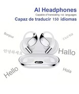 Multi-Language Smart Translation Bluetooth Headset, Open Air 150+ Ows Tr... - $521.75 MXN