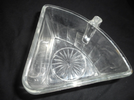 Indiana Glass Triangle Wheel Refrigerator Dish (Single Slice) Starburst ... - $22.99