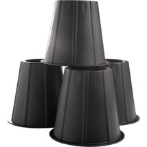 Range Kleen WWK0562 Black Under Bed Spacers 4 Pack 5.5 Inches Lift - $38.87 CAD