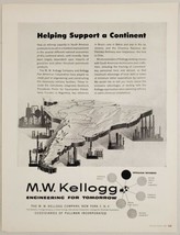 1955 Print Ad M.W. Kellogg Engineering Oil Refining South America New York,NY - £15.01 GBP
